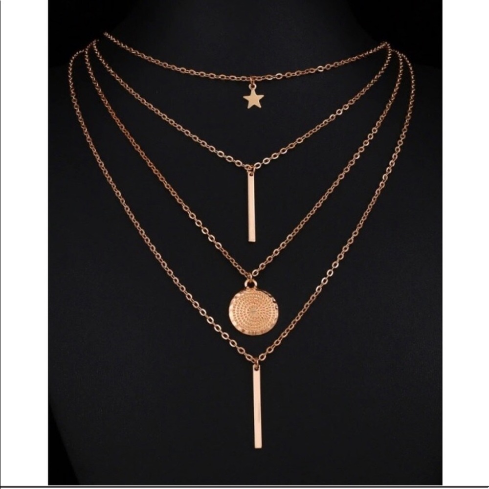 Multi-strand, tiered necklace, perfect boho look! - Picture 3 of 3